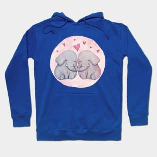 Elephant Couple Hoodie